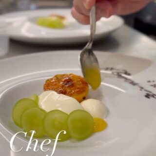 大阪市都島区の フレンチレストランです‍ 白ワインとカルダモン…